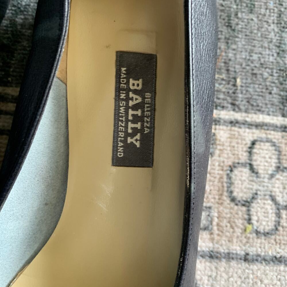 Bally Pertisa Leather Flats Size 7.5 - Picture 5 of 7
